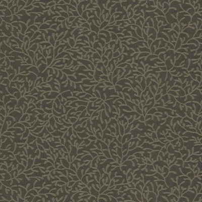 Kasmir Subtle Vine Graphite in 5118 Black Upholstery Polyester  Blend Fire Rated Fabric Heavy Duty CA 117   Fabric